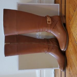 Michael Kors Bryce Tall boot Luggage Size 7.5